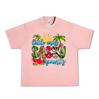 Salmon little miss sassy pants Urban Heavy Tee - Zillion Design Studio