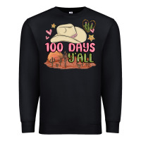 Black 100 days y'all malia Premium Sweatshirt - MaliasSmallBusiness