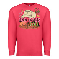 Cardinal 100 days y'all malia Premium Sweatshirt - MaliasSmallBusiness