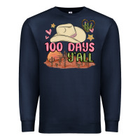 Navy 100 days y'all malia Premium Sweatshirt - MaliasSmallBusiness