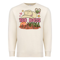Sandshell 100 days y'all malia Premium Sweatshirt - MaliasSmallBusiness