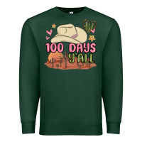 Sports Green 100 days y'all malia Premium Sweatshirt - MaliasSmallBusiness