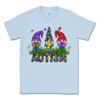 Dusty Blue autism Gnome Classic Tee - CowhideDigitalArt