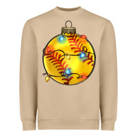 Mushroom christmas softball Heavyweight Sweatshirt - Zillion Design Studio