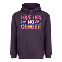 Plum love no gender Heavyweight Hoodie - MaliasSmallBusiness