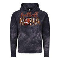 Cloud Black football nana with leopard Vintage Hoodie - texasbilliewilder