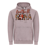 Vintage Zinc football nana with leopard Vintage Hoodie - texasbilliewilder