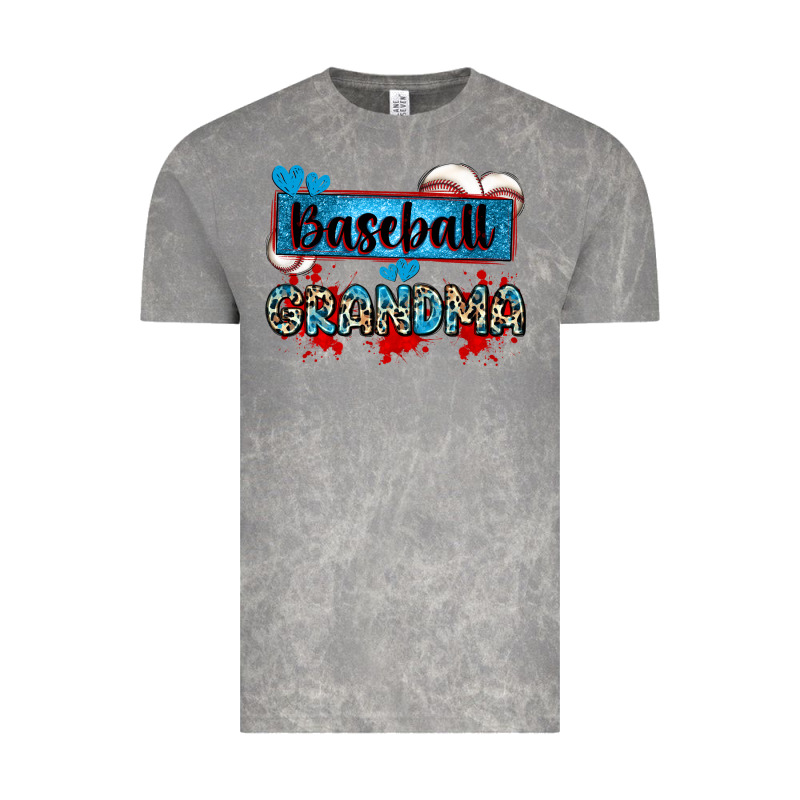 Baseball Grandma With Leopard Vintage Tee by Zillion Design Studio | Teevron