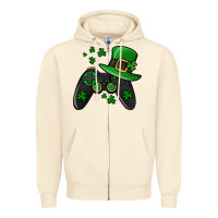 Sandshell St Patricks Day Gamer Zipper Hoodie - Jasminsmagicworld