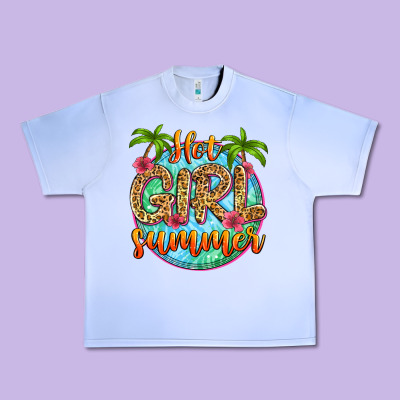 Hot Girl Summer Urban Heavy Tee Designed By Zillion Design Studio