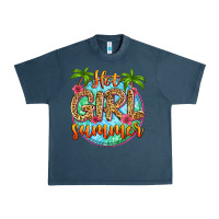 Midnight Navy hot girl summer Urban Heavy Tee - Zillion Design Studio