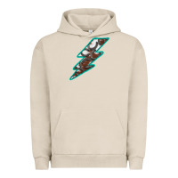 Pigment French Oak Horseshoe Lightning Urban Hoodie - Bettercallsaul