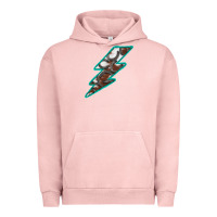 Pigment Salmon Horseshoe Lightning Urban Hoodie - Bettercallsaul