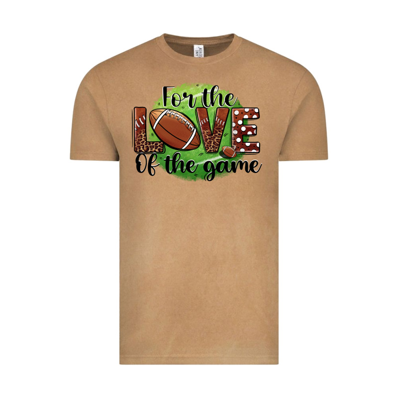 For The Love Of The Game Football Vintage Tee by BarkalooDesign | Teevron