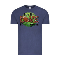 Vintage Denim for the love of the game football Vintage Tee - BarkalooDesign