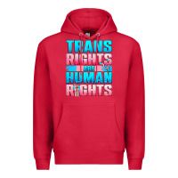 Cardinal Trans Rights Are Human Rights Premium Hoodie - BundleAndBundleShop