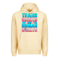 Pina Colada Trans Rights Are Human Rights Premium Hoodie - BundleAndBundleShop