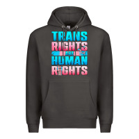 Smoke Trans Rights Are Human Rights Premium Hoodie - BundleAndBundleShop