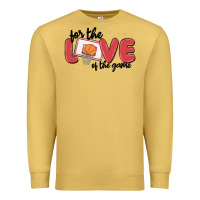 Antique Gold for the love of the game Premium Sweatshirt - MaliasSmallBusiness