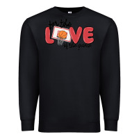 Black for the love of the game Premium Sweatshirt - MaliasSmallBusiness