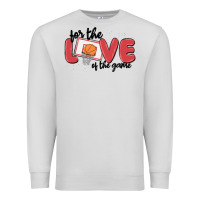 Dove Grey for the love of the game Premium Sweatshirt - MaliasSmallBusiness