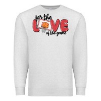 Oatmeal Heather for the love of the game Premium Sweatshirt - MaliasSmallBusiness
