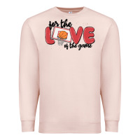 Pale Pink for the love of the game Premium Sweatshirt - MaliasSmallBusiness