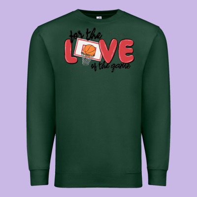 For The Love Of The Game Premium Sweatshirt Designed By Maliassmallbusiness