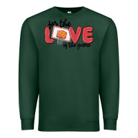 Sports Green for the love of the game Premium Sweatshirt - MaliasSmallBusiness