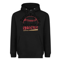 Black baseball brother i'm just here for the snacks Heavyweight Hoodie - MaliasSmallBusiness