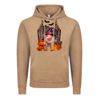 Vintage Coffee Pig halloween Vintage Hoodie - RanaPortraitStore