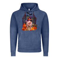 Vintage Denim Pig halloween Vintage Hoodie - RanaPortraitStore