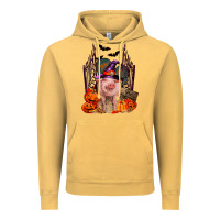 Vintage Mustard Pig halloween Vintage Hoodie - RanaPortraitStore