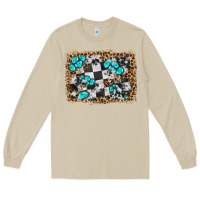 Mushroom race leopard and gemstone background Long Sleeve Tee - HRA Design Shop