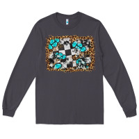 Smoke race leopard and gemstone background Long Sleeve Tee - HRA Design Shop