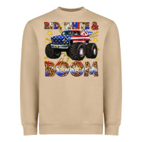 Mushroom red white and boom Heavyweight Sweatshirt - texasbilliewilder
