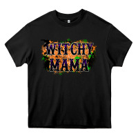 Black witchy mama Heavy Core Tee - RacoonDesign