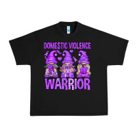 Black Domestic Violence Warrior Gnomes Urban Heavy Tee - texasbilliewilder