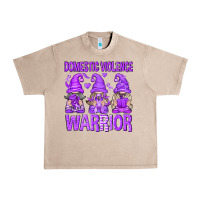 French Oak Domestic Violence Warrior Gnomes Urban Heavy Tee - texasbilliewilder