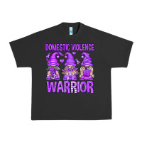 Pigment Black Domestic Violence Warrior Gnomes Urban Heavy Tee - texasbilliewilder