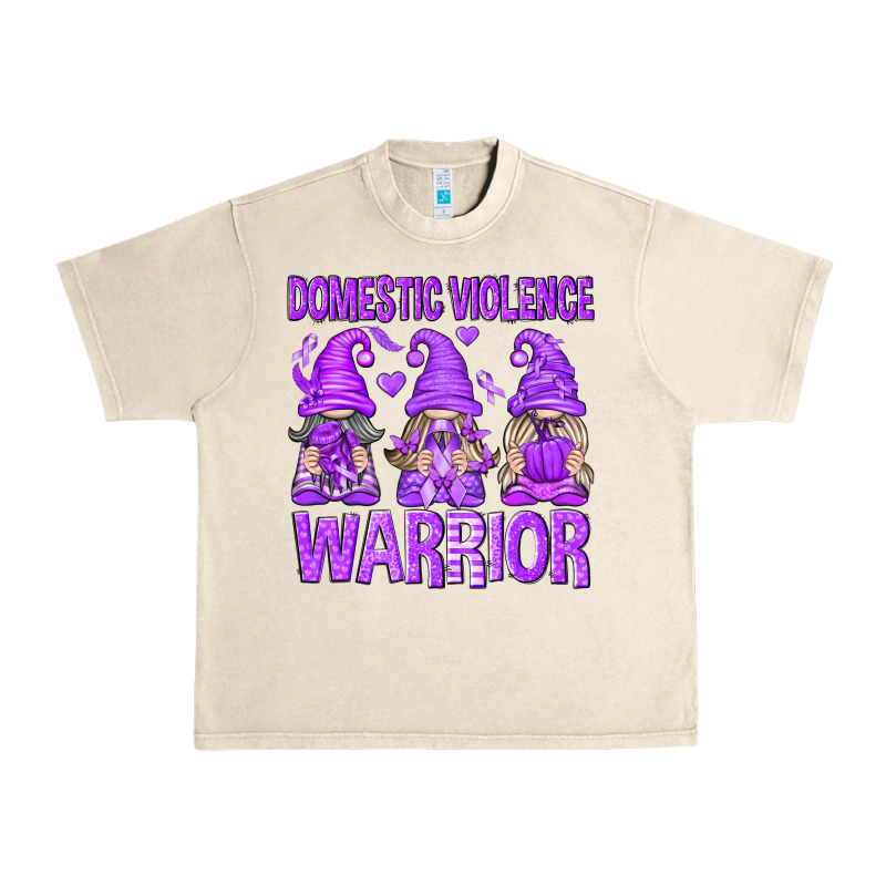 Domestic Violence Warrior Gnomes Urban Heavy Tee by texasbilliewilder | Teevron