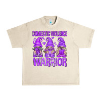 Sandshell Domestic Violence Warrior Gnomes Urban Heavy Tee - texasbilliewilder
