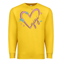 Lemon gigi with heart and ribbons Premium Sweatshirt - MaliasSmallBusiness