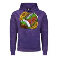 Cloud Purple footballwithsunflowers Vintage Hoodie - texasbilliewilder