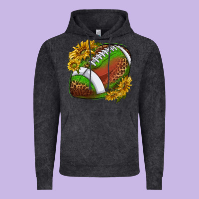 Footballwithsunflowers Vintage Hoodie Designed By Texasbilliewilder