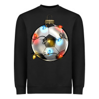 Black christmas  soccer Heavyweight Sweatshirt - Zillion Design Studio