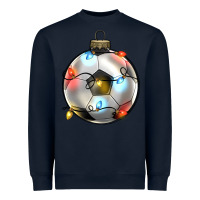 Navy christmas  soccer Heavyweight Sweatshirt - Zillion Design Studio