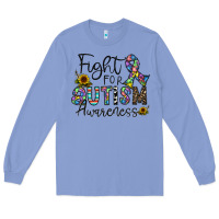 Colony Blue fight for autism awareness Long Sleeve Tee - CowhideDigitalArt