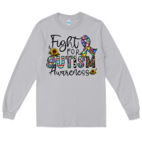 Moon Dust fight for autism awareness Long Sleeve Tee - CowhideDigitalArt