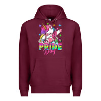 Burgundy Pride Day LGBTQ Premium Hoodie - BundleAndBundleShop